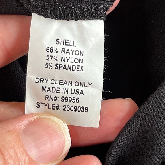 Shoshanna Black Scoop Neck Sheath Dress With Pockets Size S - Picture 8 of 8